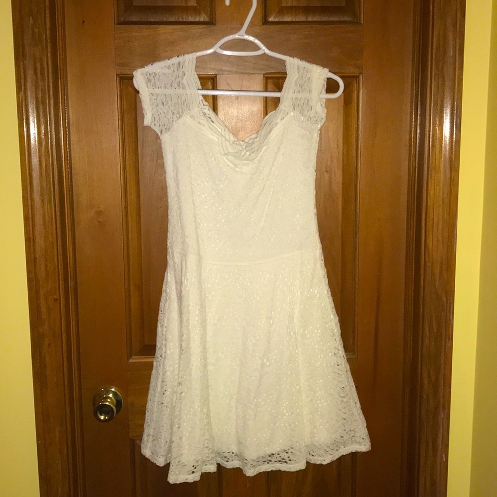White Hollister Lace Dress